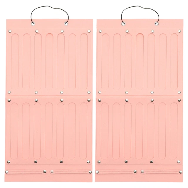 2 pz borsa da appendere per copricapo feltro organizzatore capelli neonato supporto fiocchi