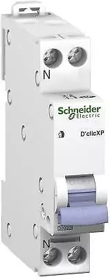 disjoncteur - schneider dclic - phase  neutre - 32 ampères - courbe c