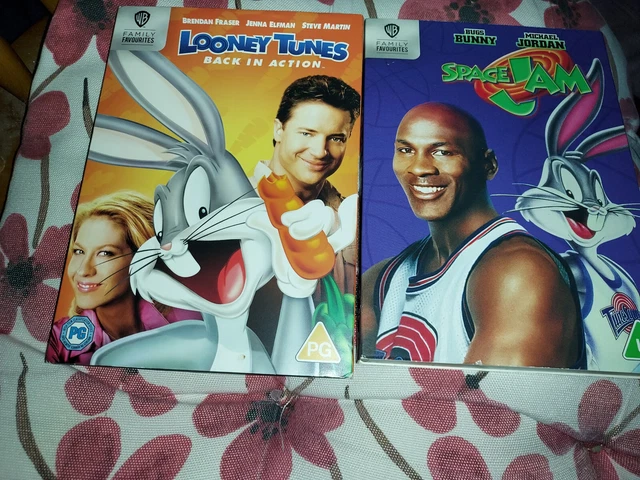 SPACE JAM AND looney tunes back in action 2 uk dvd region 2 £7.99