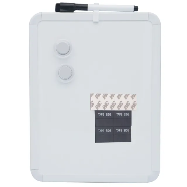 Magnetic Dry Erase Board with Marker, Magnets for Locker, Fridge White 8.5”x11”