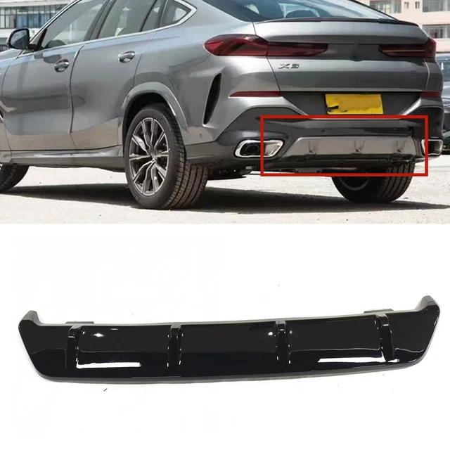 Paraurti posteriore diffusore labbro labbro posteriore spoiler per BMW G06 LCI X6 2020-24 2021