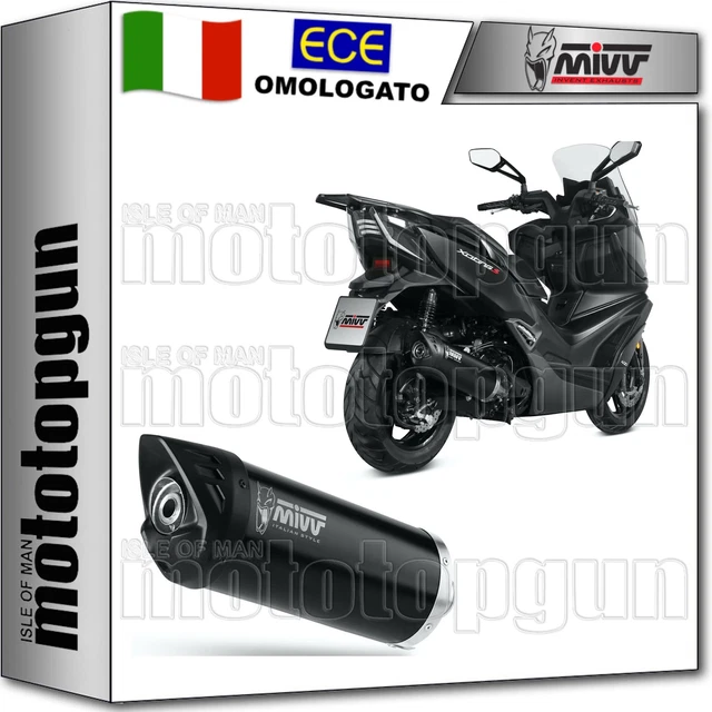 Mivv Scarico Omologato Catalizzato Mover Inox Nero Kymco Xciting 400I S 2020 20