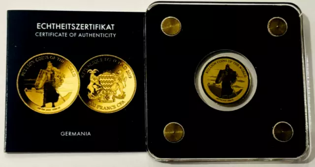 2019 Chad Feingold 999/1000 Germany Coin | Fine Gold 999/1000