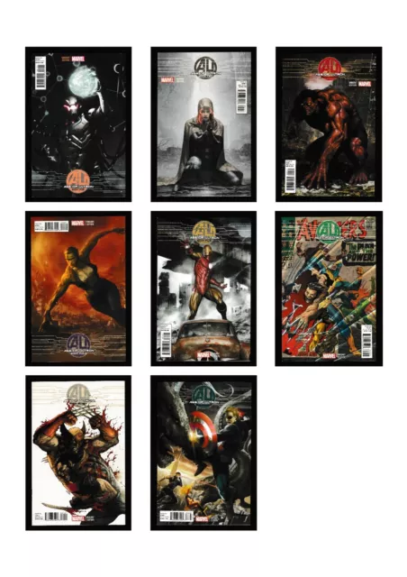 Age of Ultron 1 2 3 4 5 6 7 8 (Lot of 8) Variant 1:50 1st Print Marvel 2013