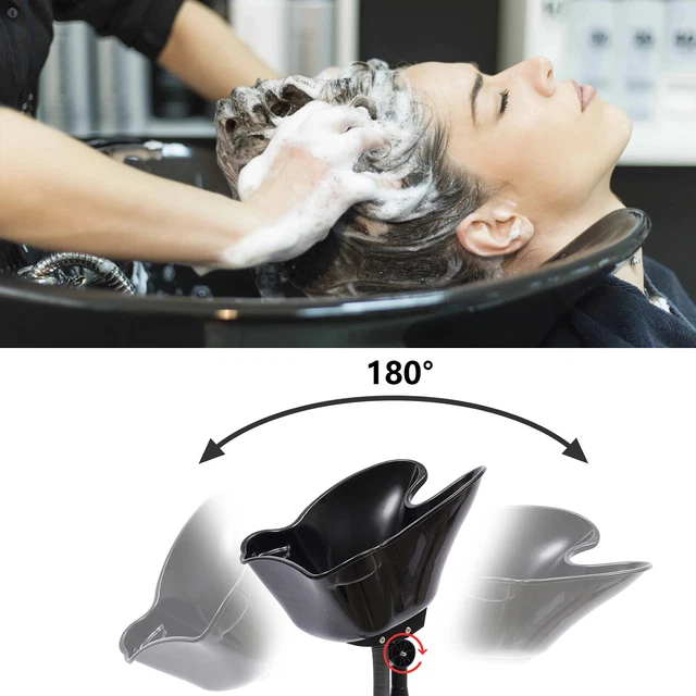 Mobiles Rückwärtswaschbecken Friseur Waschbecken Einstellbare  Haarwaschbecken