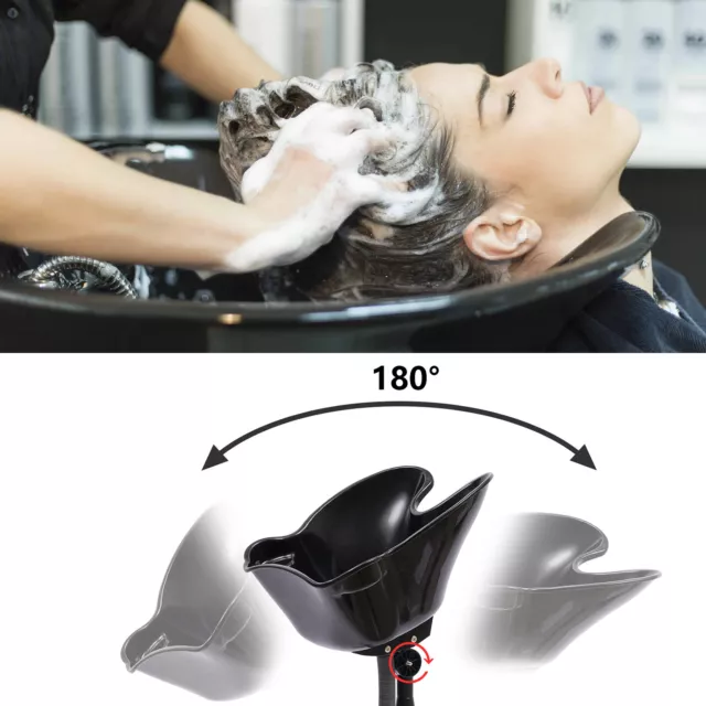 Portable Salon Mobile Hairdressing Washing Hair Basin Sink Backwash Shampoo Bowl