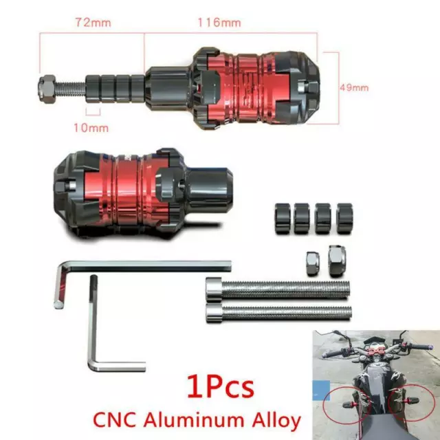 CNC Falling Protectors Motorcycle Frame Slider Engine Protection Anti Crash Kit