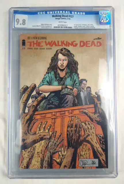 Walking Dead #127 - CGC 9.8 White Pages (2014 Image) Comic Book, Outcast Preview