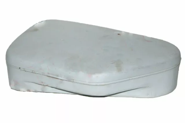 For AJS Left Hand Side Tool Box With Battery box Carrier Holder Raw Metal