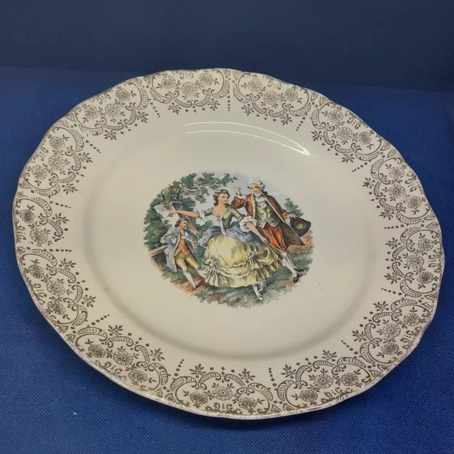 Sebring Pottery Co. Chantilly Collector's Plate George & Martha Washington