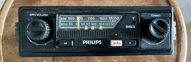 Philips 563 Vintage Autoradio Top