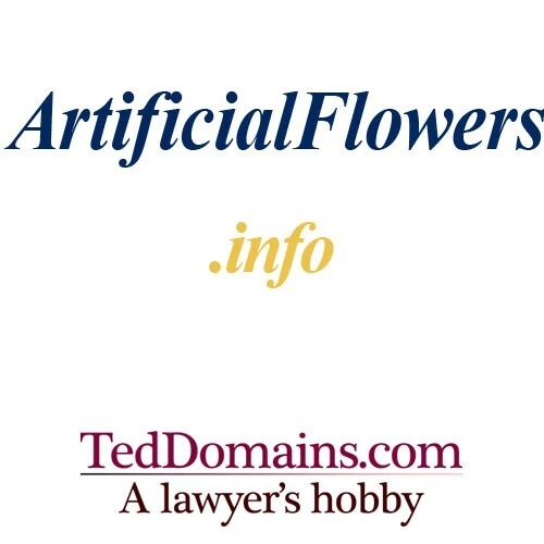 ArtificialFlowers.info - Premium Domain - lll llll nnn nnnn