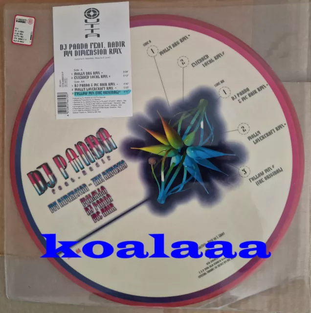 DJ Panda Feat. Nadir My Dimension Rxs Vinyl Maxi 12" PICTURE DISC unbenutzt 1996