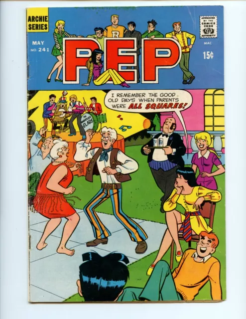 Pep Comics #241 Comic Book 1970 FN Cartoon Comics Archie