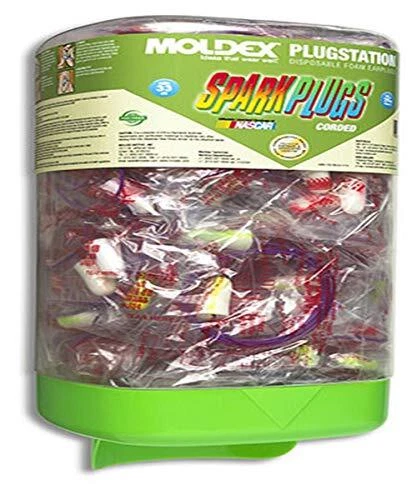 Moldex 6880 PlugStation Corded Earplug Dispenser 150 Pairs Standard Green/Blu...