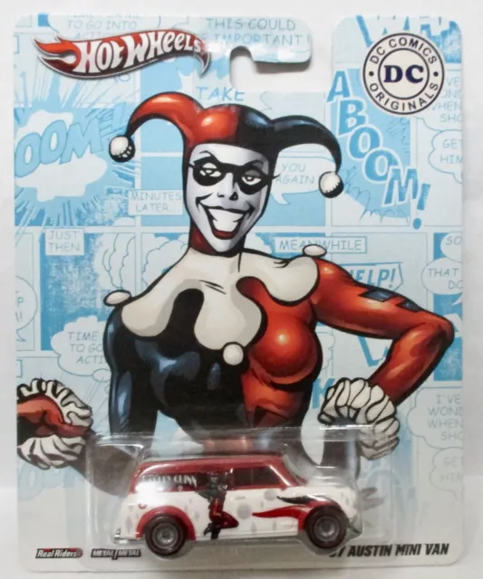 2012 Hot Wheels Pop Culture Dc Comics Harley Quinn ’67 Austin Mini Van Ar1