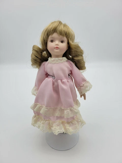 VTG Migault Papin Reproduction Doll Bisque Head Soft Body 9" Blond Hair