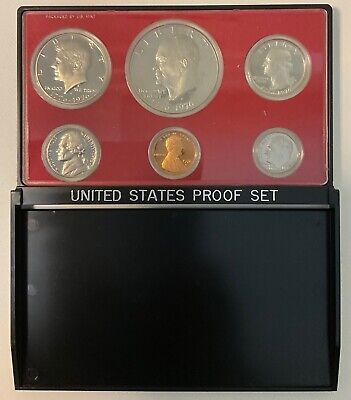 1976 S États Unis Excellent État 6 Pièce de Monnaie Preuve Kit W/ Original Boîte