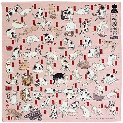 Furoshiki traditional Japanese fabric - Bento lunch wrapping cloth Bandana - ...