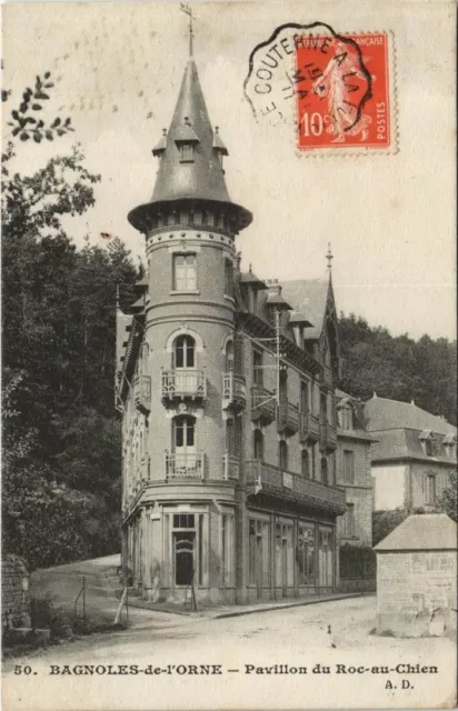 CPA BAGNOLES-de-l'ORNE-Pavillon du Roc au Chien (29795)