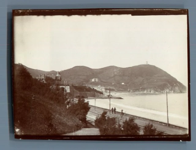 Tirage Citrate Vintage Corrida San Sebastian Espagne 1898 - Format 6x8,5 Cm