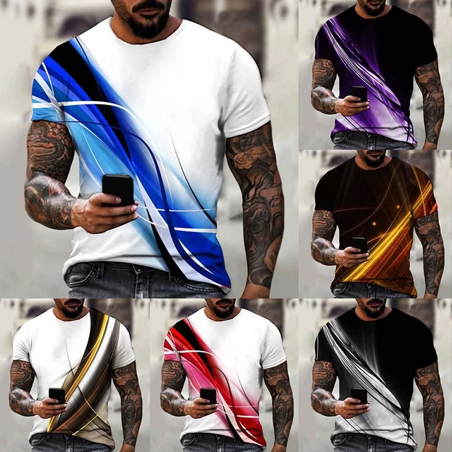 Moda T-Shirt Top Camicie Maniche Corte Morbido SPORTS Molla Comfort