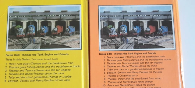 THOMAS THE TANK Engine and Friends Vintage Ladybird books x 2..4 ...