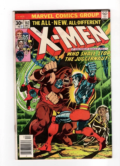 Uncanny X-Men #102, VG- 3.5, Wolverine, Juggernaut, Storm, Black Tom