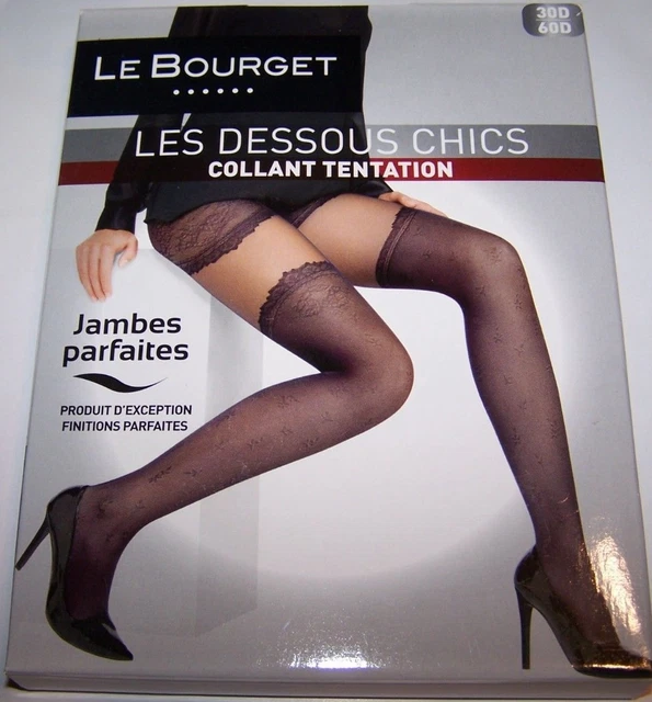 collant noir tentation T1 - les dessous chics - LE BOURGET