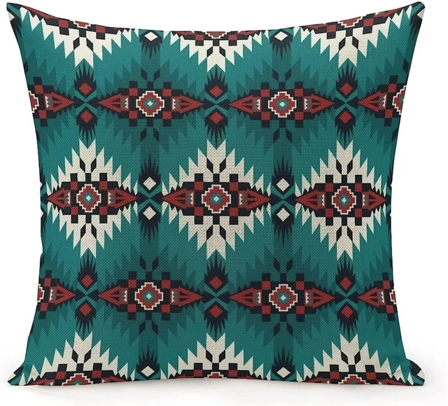 Tribal Southwestern Native American Navajo Ethnic Aztec Ornament Abstract Print