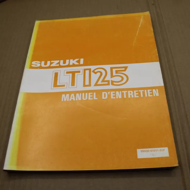 Manuel Revue Technique D Atelier Suzuki Quad Lt 125 Entretien 1983-1990