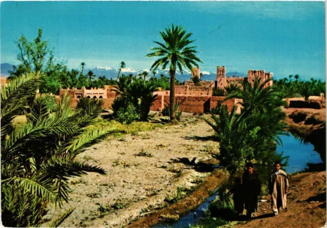 CPM AK MAROC Typique-OUARZAZATe. La Kasbah dans la Palmeraie (342942)