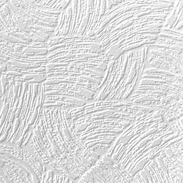 Anaglypta White Paintable Surf Wave Stripes Wallpaper Vinyl Textured Washable