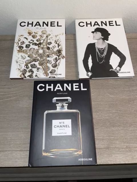 CHANEL: 3 VOLUME Set Fashion Fine Jewelry Perfume Hard Back cover Assouline  $55.00 - PicClick