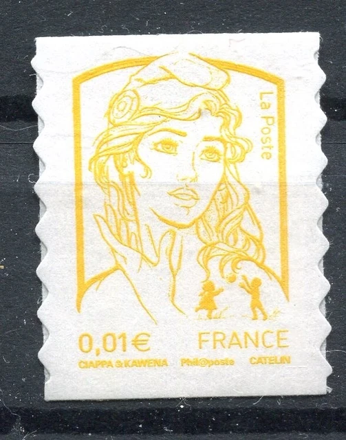 2013 Série Autoadhésifs n° 858 à 861 Marianne de CIAPPA Neufs** LUXE MNH