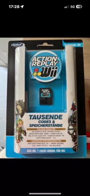 Action replay + carte SD 1 GB cheat code zelda mario Nintendo Wii Neuf