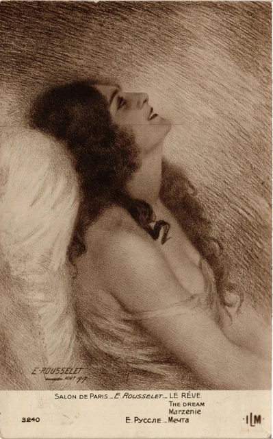 CPA AK Salon de Paris E. ROUSSELET Le Reve (706357)