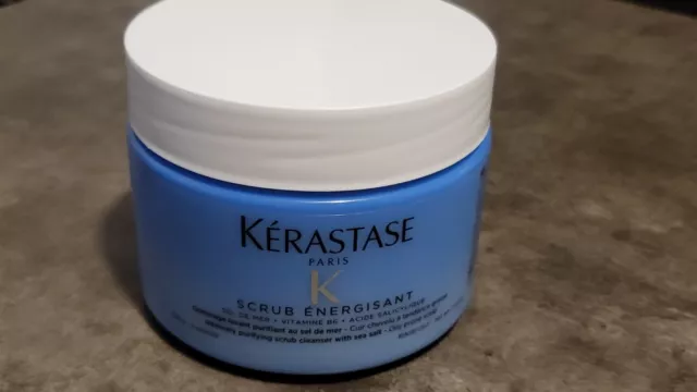 KÊRASTASE SCRUB ENERGISANT 325 g Gommage lavant purifiant sel mer Cheveux gras