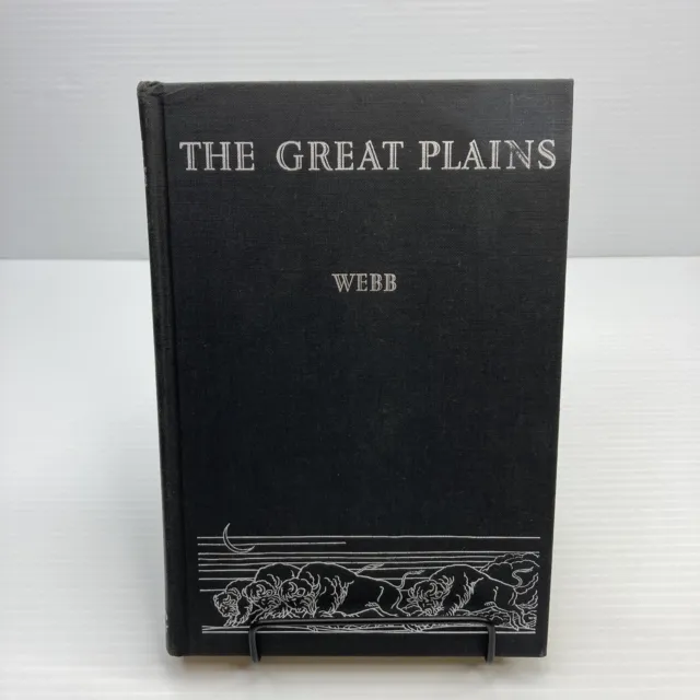 Western American History The Great Plains Walter Prescott Webb 1931 1st Ed HC