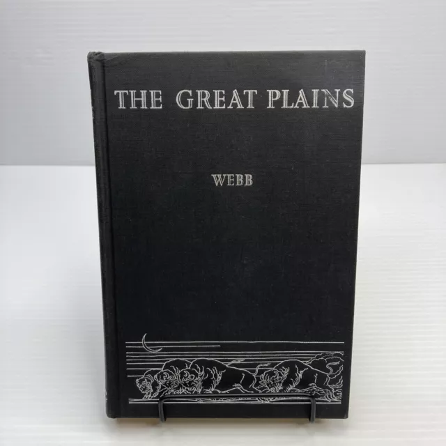 Western American History The Great Plains Walter Prescott Webb 1931 1st Ed HC