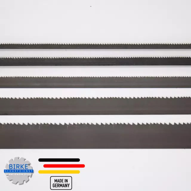 🔵Birke® Bandsägeblatt BI-Metall M42 Länge von 1070mm-2500mm Breite 6-20🔵