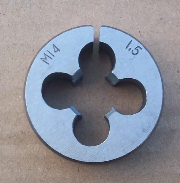 14Mm Metric Threading Die ~ M14 X 1.5 Metric Fine ~ 38Mm O/D