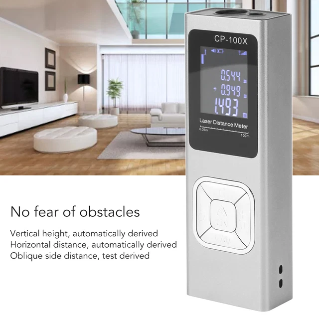 Laser Distance Meter Ultra Thin Rechargeable High Accuracy Mini Digital Lase HOT