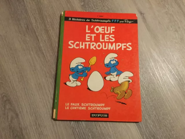 BD Peyo Schtroumpfs n° 4 l’œuf et les Schtroumpf Edition originale 1968