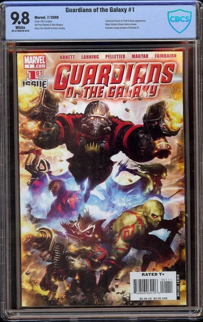 Guardians of the Galaxy # 1 CBCS 9.8 White (Marvel, 2008) 1st new GOTG team