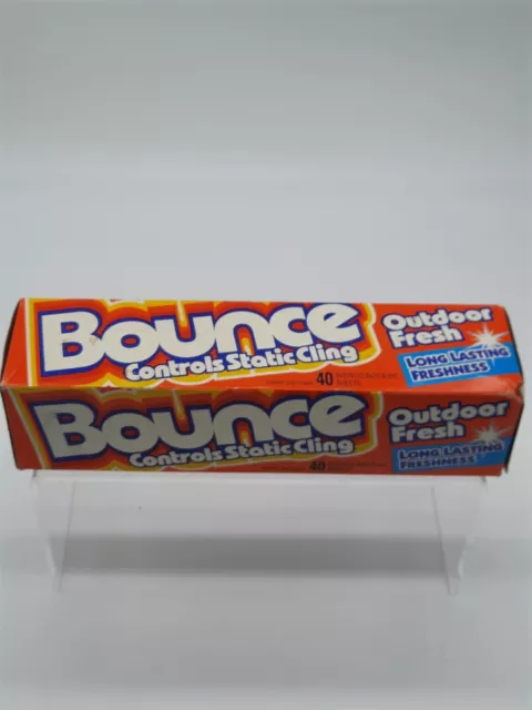 Vintage Bounce Fabric Softener 40 Count Made In USA Movie Prop Free Shipping