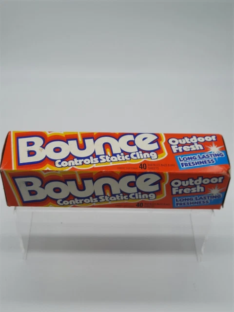 Vintage Bounce Fabric Softener 40 Count Made In USA Movie Prop Free Shipping