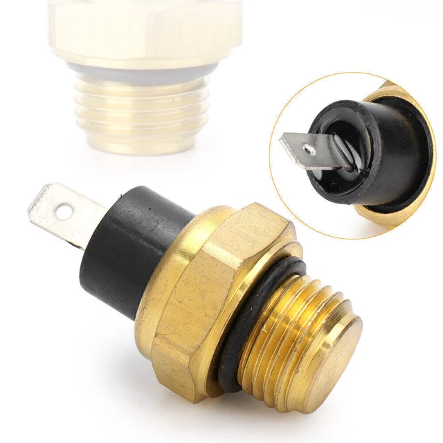 Radiator Fan Thermostat Switch Water Temp Sensor For Honda Street Bike CBR VTX