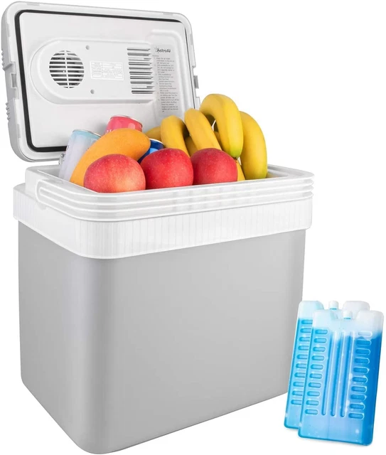 Electric Cooler 26 Quarts/ 24 Liter, 12V Thermoelectric Car Cooler Fridge,