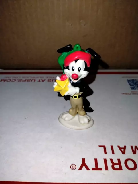 Vintage Animaniacs 1997 Yakko PVC Figure Christmas Ornament.